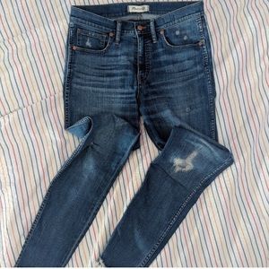 Madewell 9 inch hi rise skinny jeans
